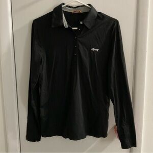 Louis Castel Long Sleeve Golf Shirt Womens Medium